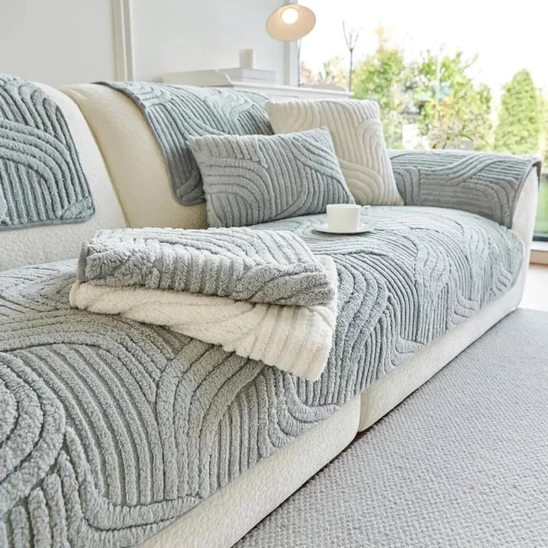 [LEVE 2 PAGUE 1] Capa Comfort Universal Premium para Sofá + BRINDE: Almofadas Comfort